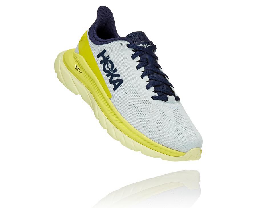 Hoka One One Koşu Ayakkabısı Kadın Beyaz - Mach 4 - UG5467893